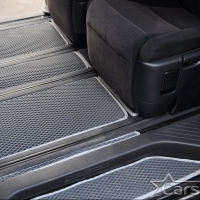 Коврики текстильные на Toyota Vellfire I пр.руль (2008-2014) 2 ряд - 2 места
