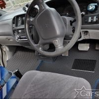 Коврики текстильные на Mitsubishi Delica IV Long пр.руль (1994-2007) 