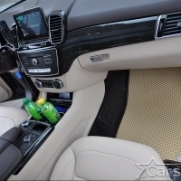 Коврики текстильные на Mercedes-Benz GLS-klasse I X166 3 ряда (2015-2019)