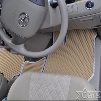 Коврики текстильные на Toyota Noah-Voxy II пр.руль (2007-2015) 2 ряд - с проходом