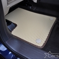 Двухслойные коврики EVA на Mercedes-Benz GLS-klasse I X166 3 ряда (2015-2019)