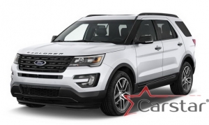 Комплект ковриков в салон Ford Explorer V рестайл (2015->)