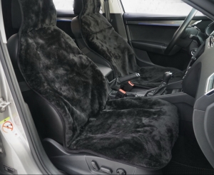 Накидки из натуральной шерсти Lux на передние кресла (2шт.)