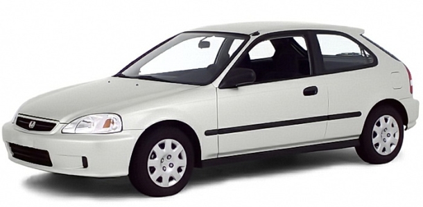 Двухслойные коврики EVA для Honda Civic VI 3D (1995-2001)