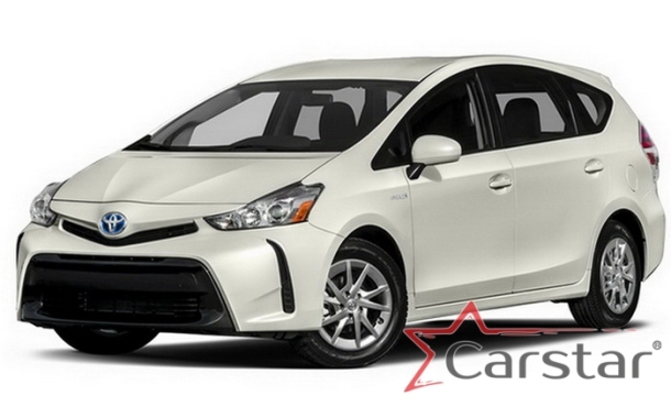Автомобильные коврики EVA 3D для Toyota Prius + (2011-2021) 