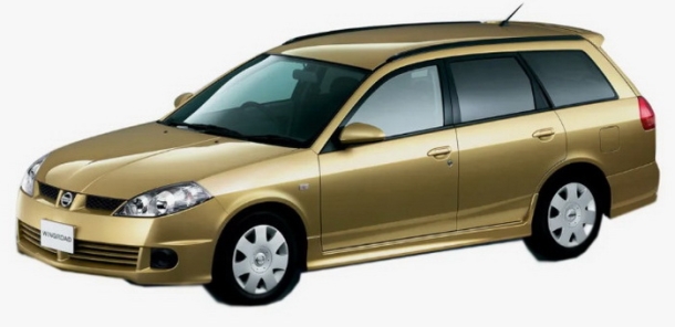 Автомобильные коврики EVA 3D для Nissan Wingroad II (1999-2005)