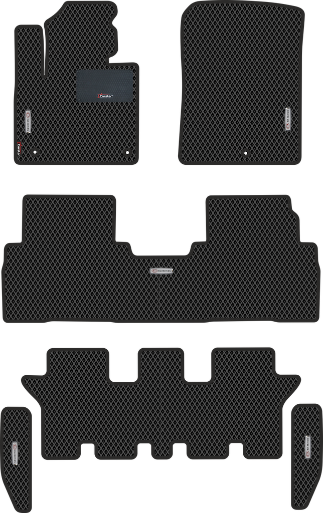 Автомобильные коврики EVA для Kia Sorento III Prime 3 ряда (2014-2020),  купить в салон и багажник Kia Sorento III Prime 3 ряда (2014-2020)